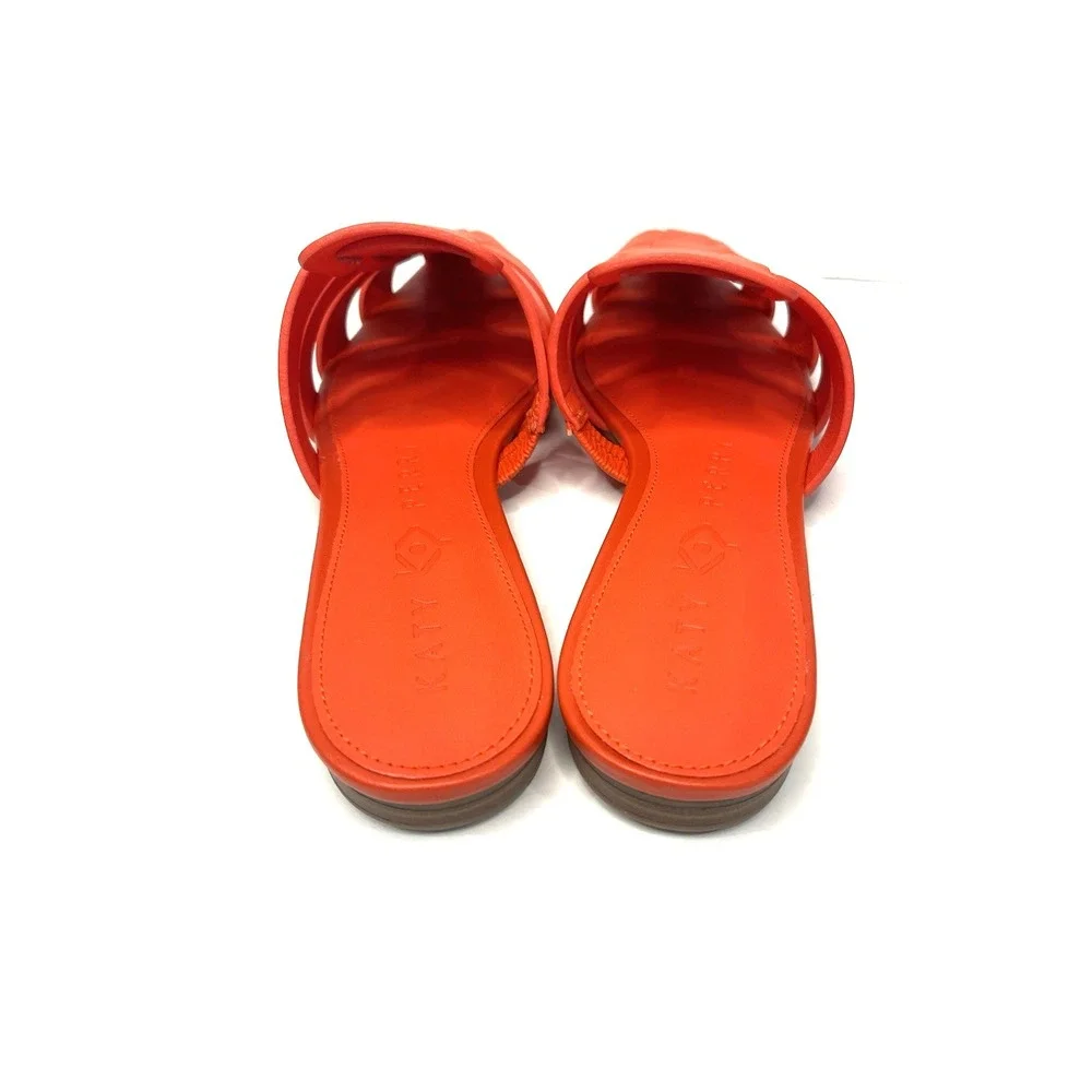 Katie‎ Perry The Confidant Fisherman Mule Flame Orange Size 8.5 Flats Slip On